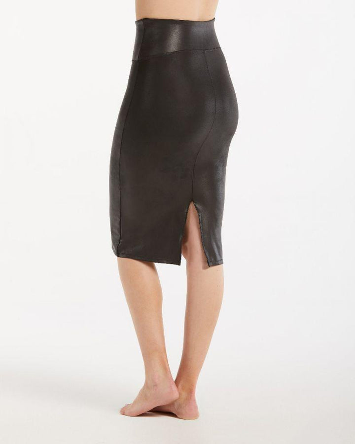 SPANX - Faux Leather Pencil Skirt