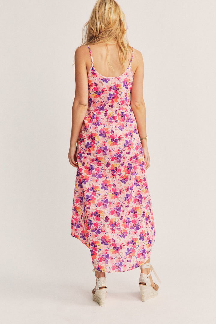 Love Shack Fancy - Faraday Slip Dress in Mauve Sunset