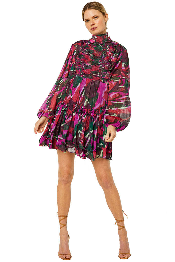 Misa - Jessa Dress in Holiday Sparkle Abstract