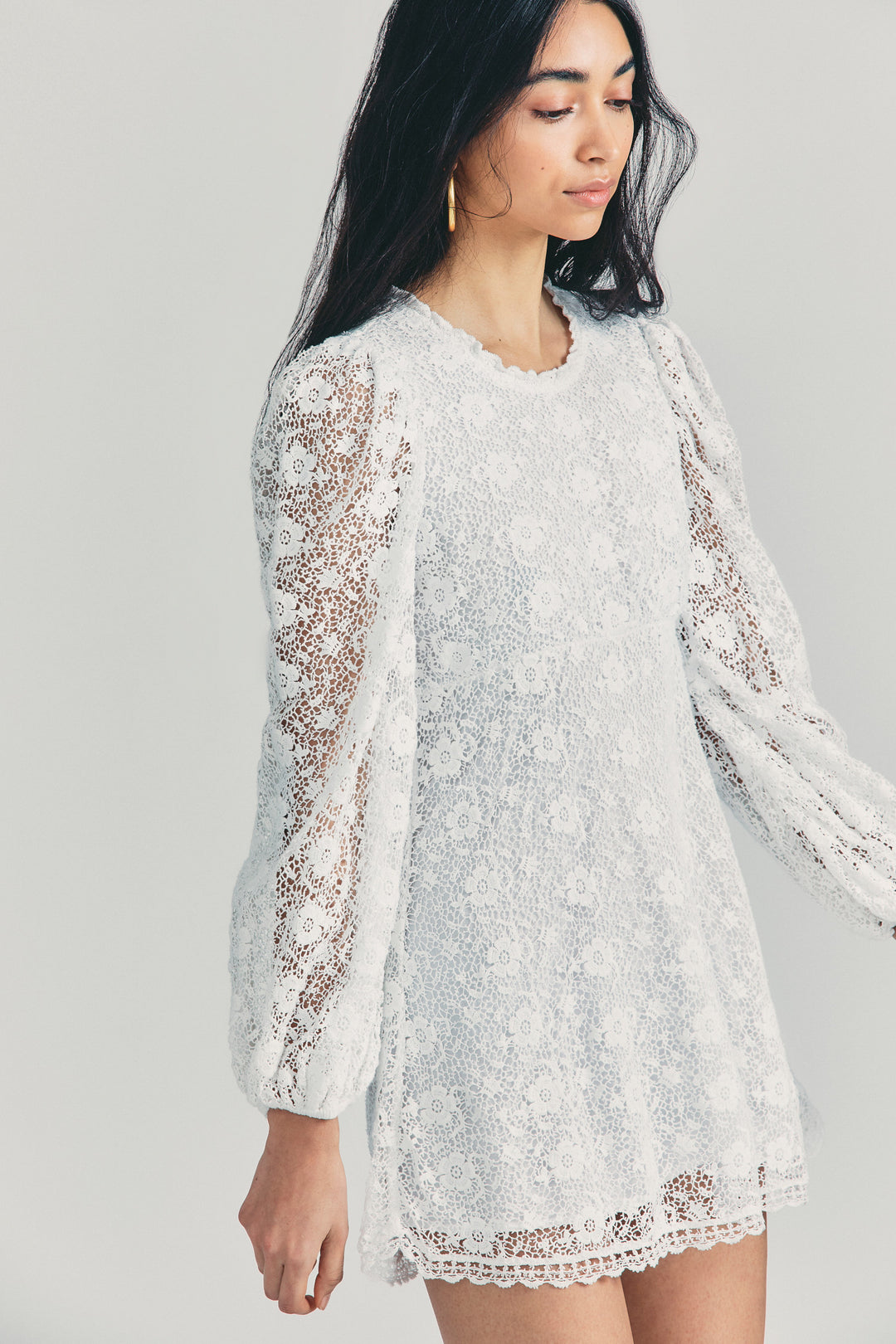 Love Shack Fancy - Leira Dress in True White