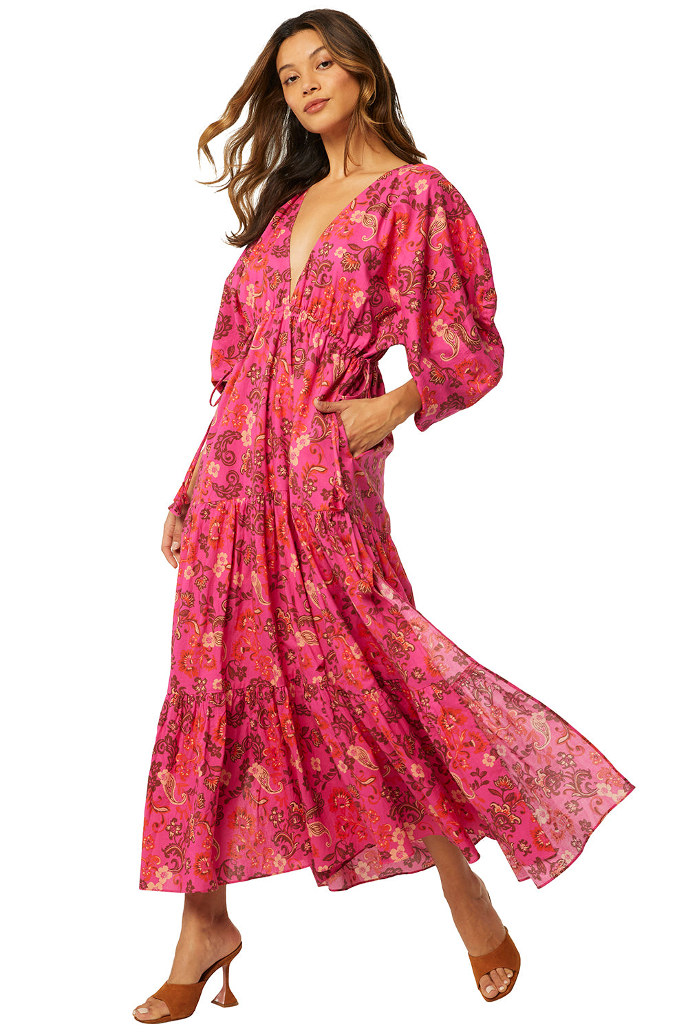 Misa - Ysabel Dress in Careyes Flora Cotton