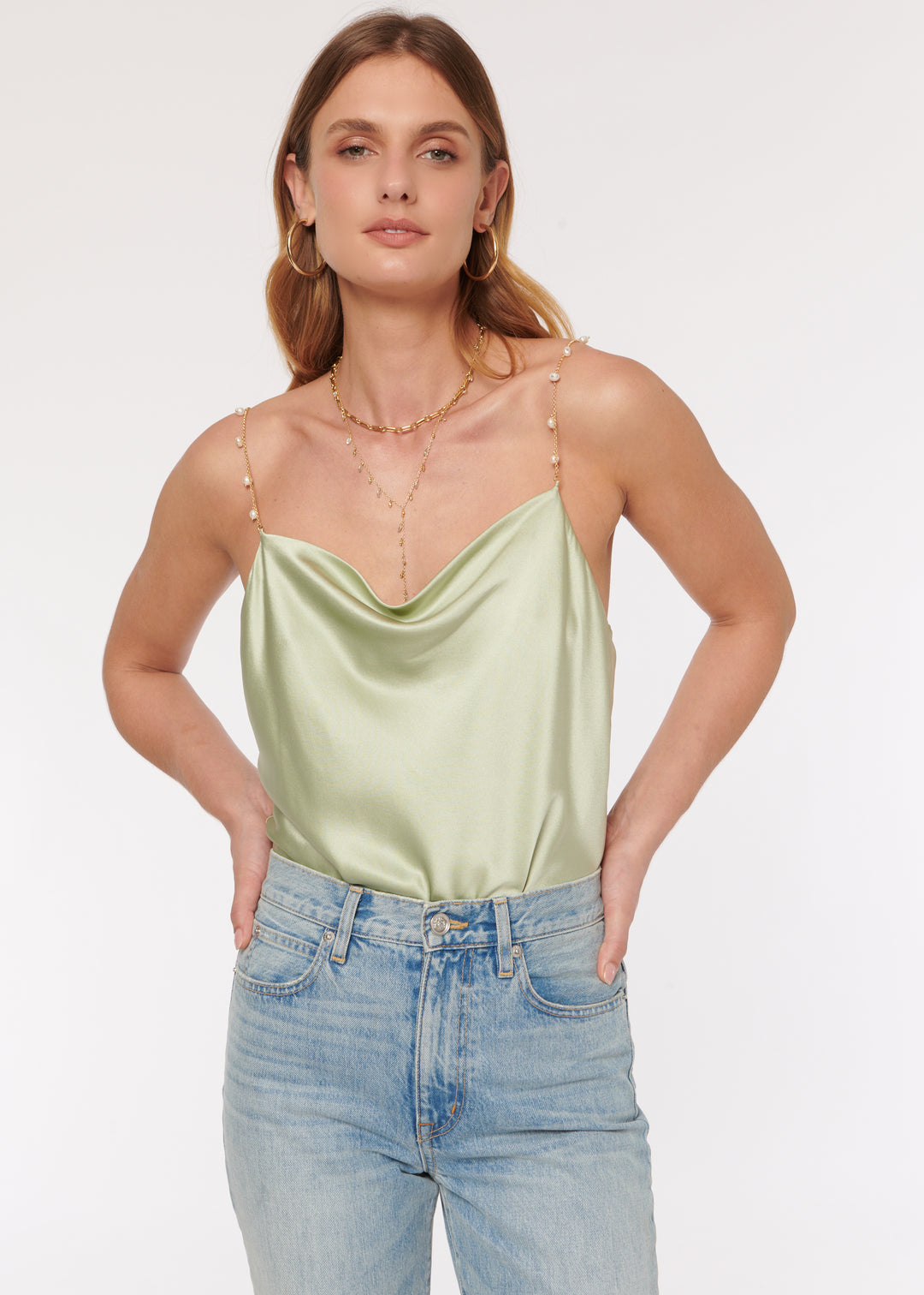 Cami NYC - Busy Cami in Aloe