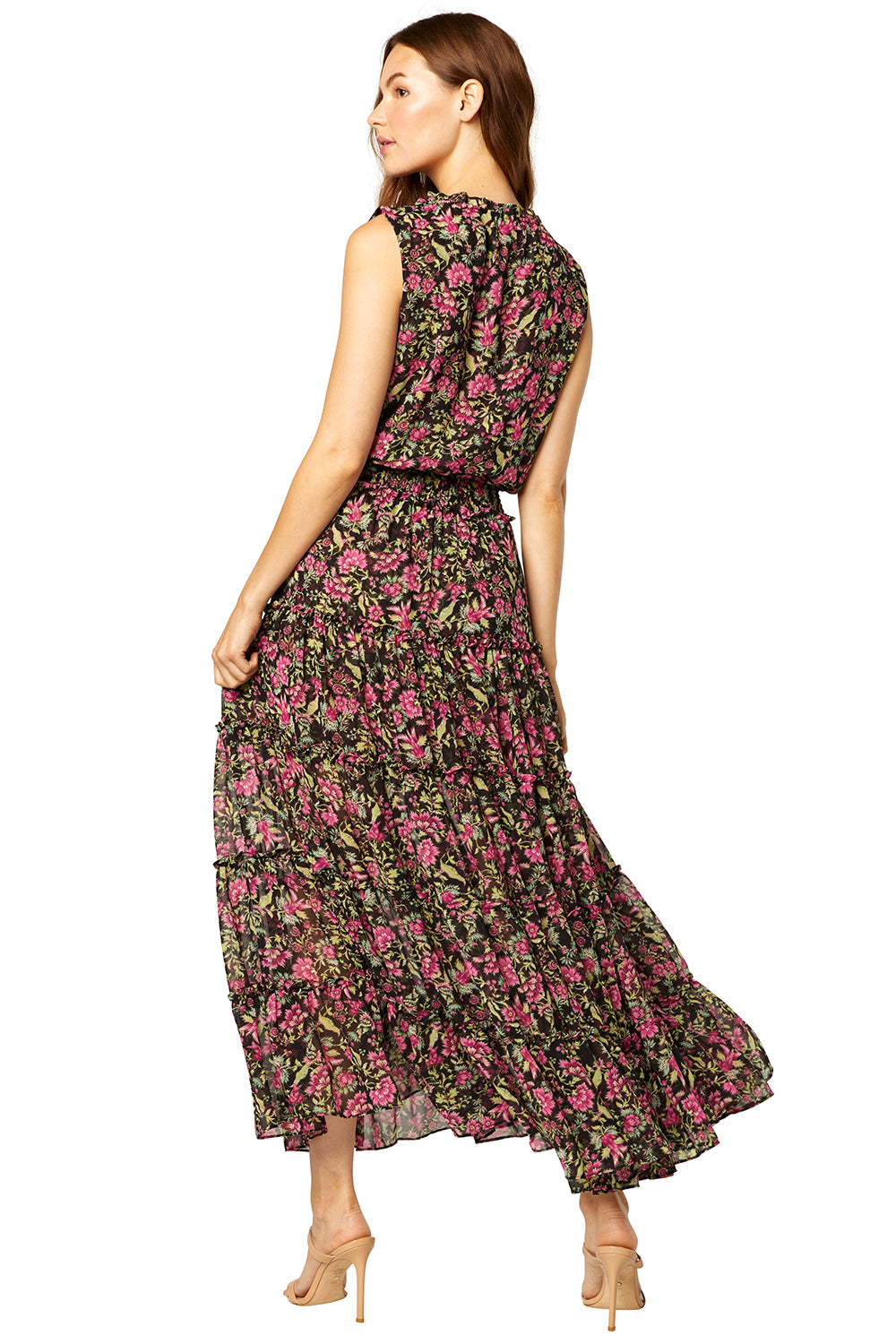Misa - Hollen Dress in Flora Fuschia