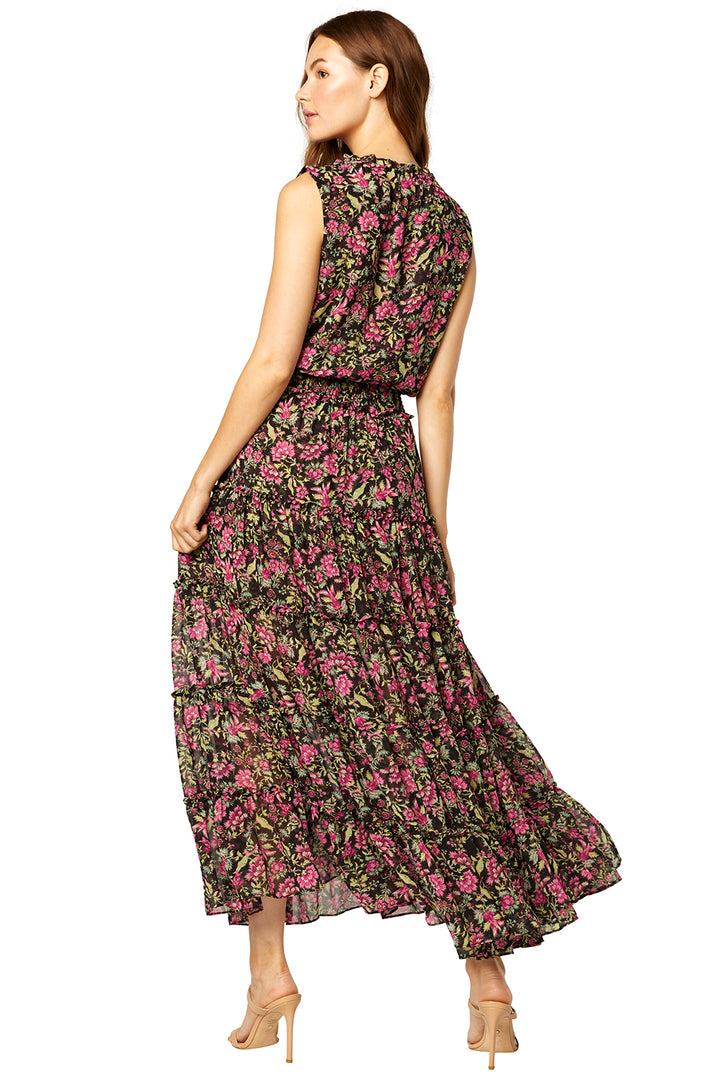 Misa - Hollen Dress in Flora Fuschia