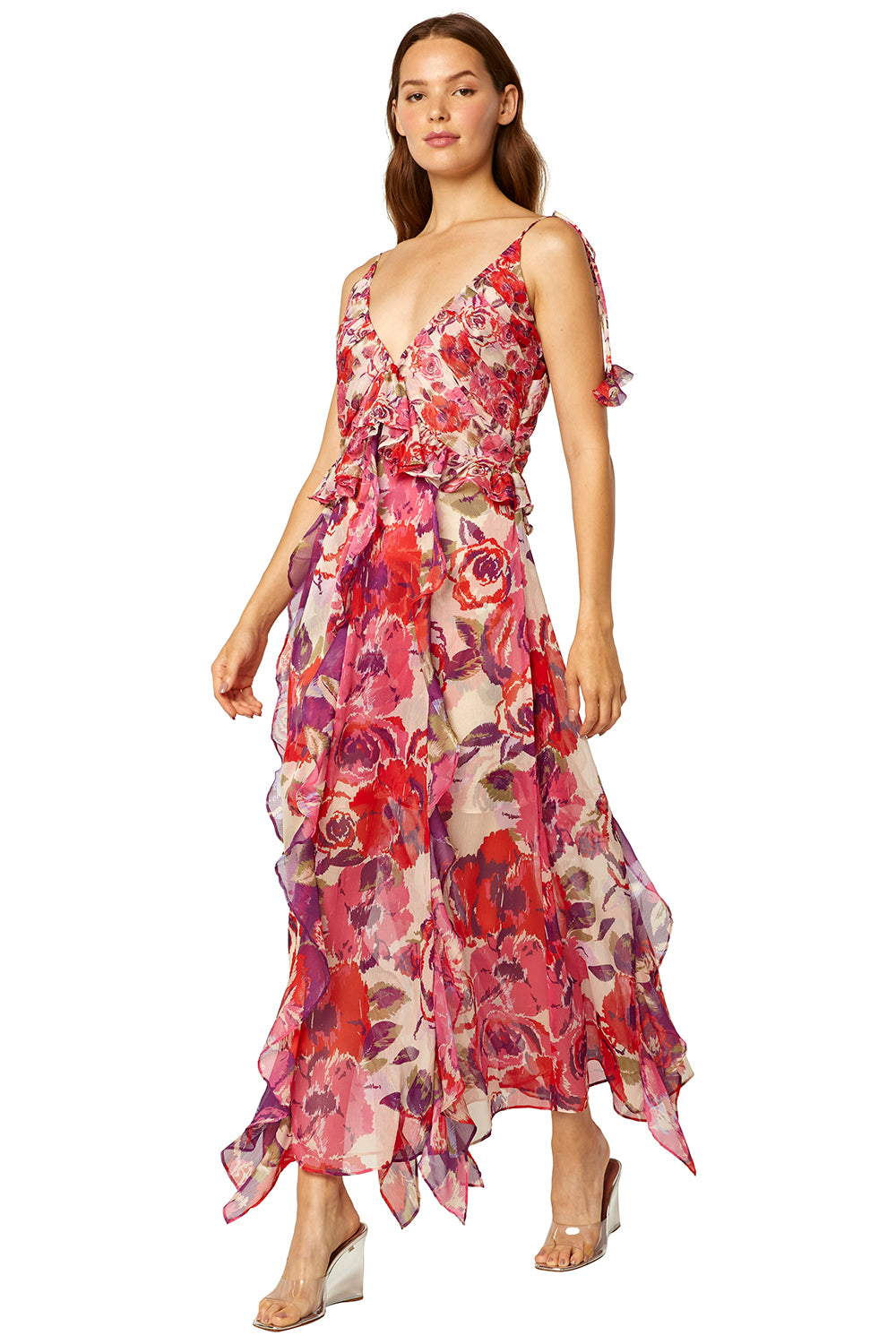 Misa - Diana Dress in Coming Up Roses Mix