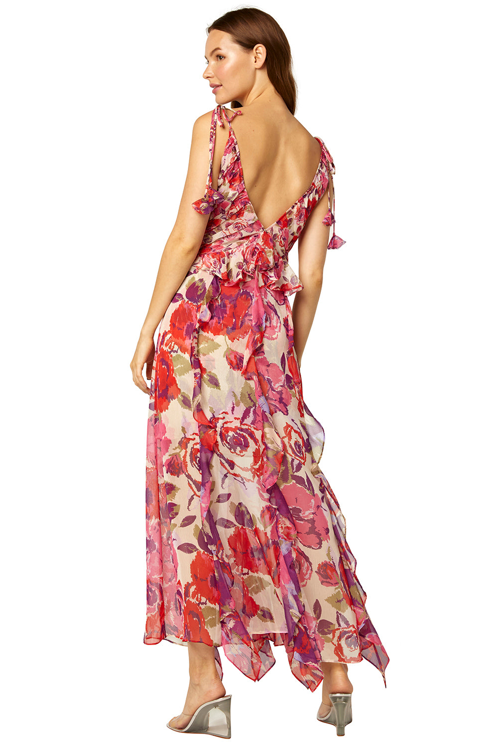 Misa - Diana Dress in Coming Up Roses Mix