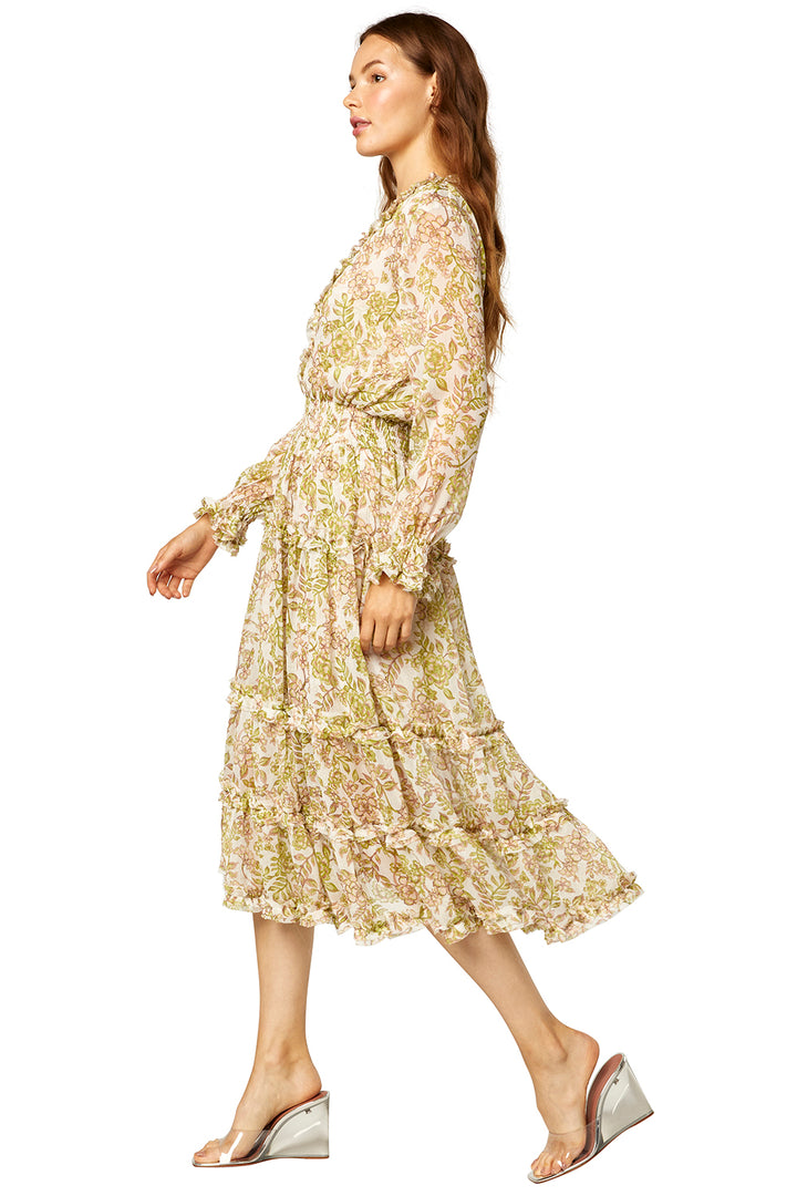 Misa - Nora Dress in Green Goddess Dresses