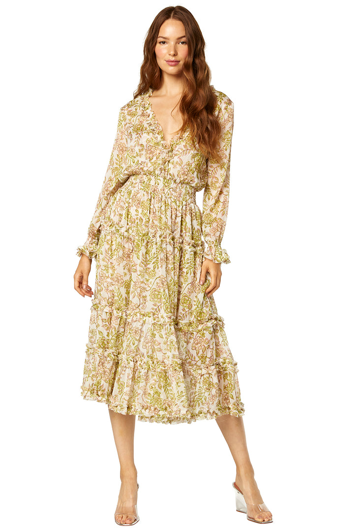 Misa - Nora Dress in Green Goddess Dresses