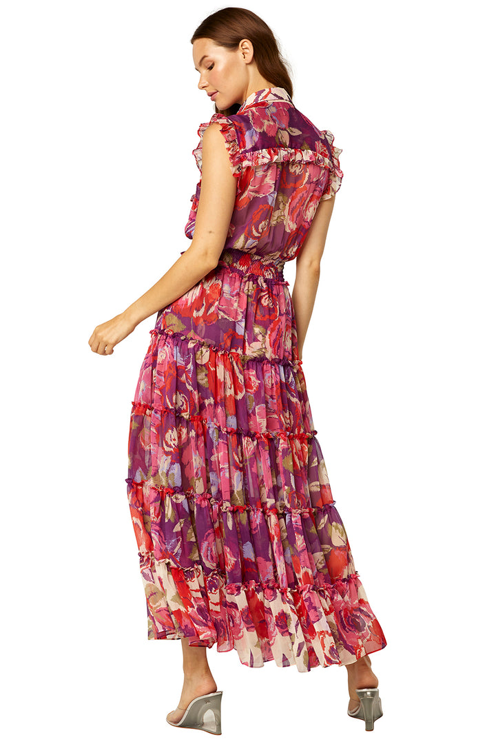 Misa - Trina Dress in Coming Up Roses Mix