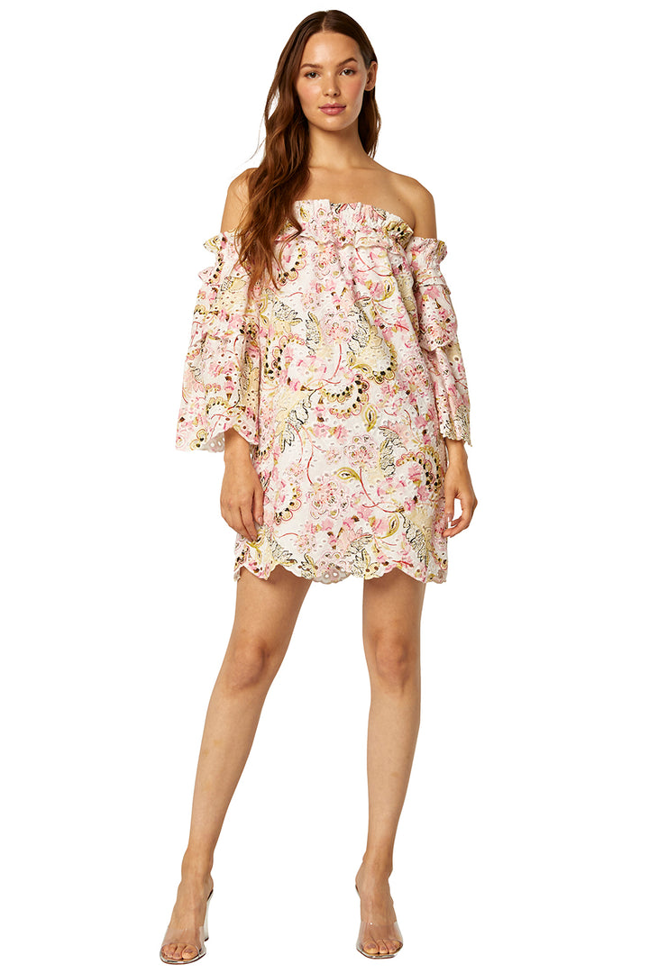 Misa - Valerie Dress in Printed Eyelet