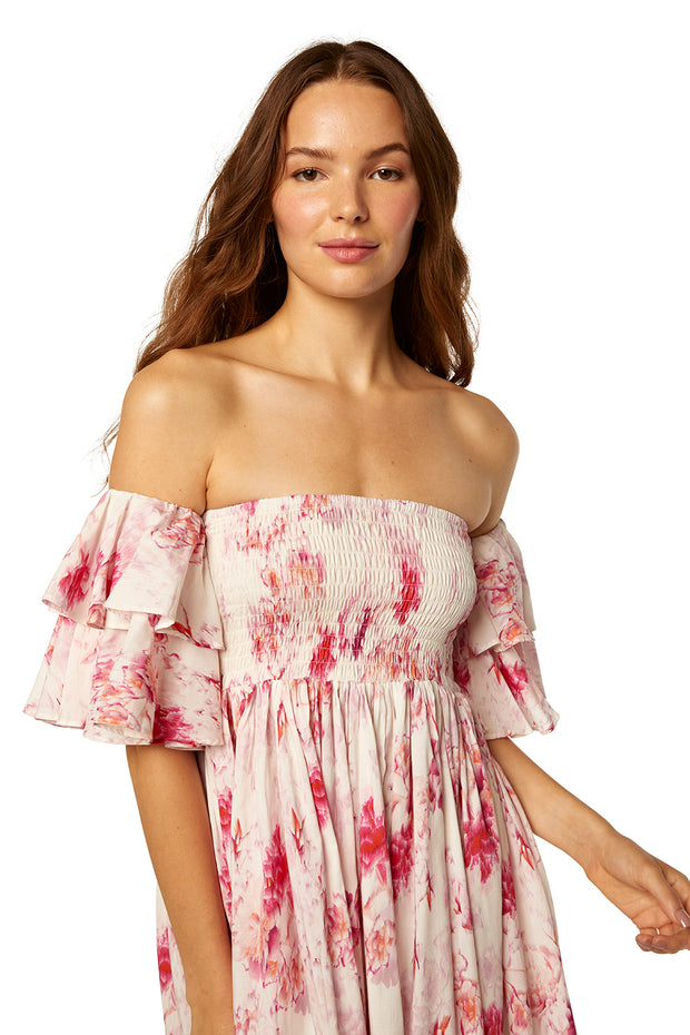 Misa off the outlet shoulder dress