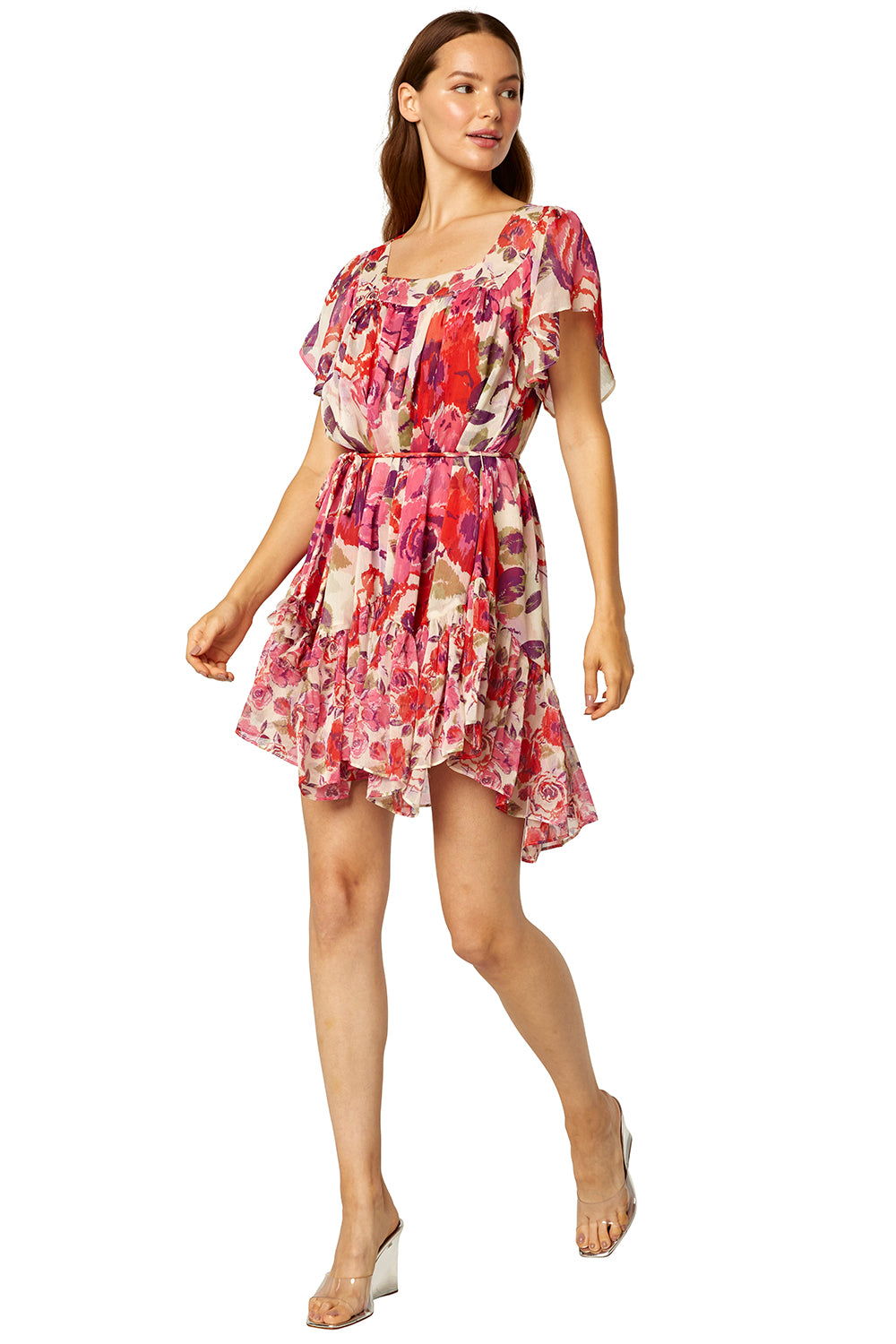 Misa - Kasey Dress in Coming Up Roses Mix