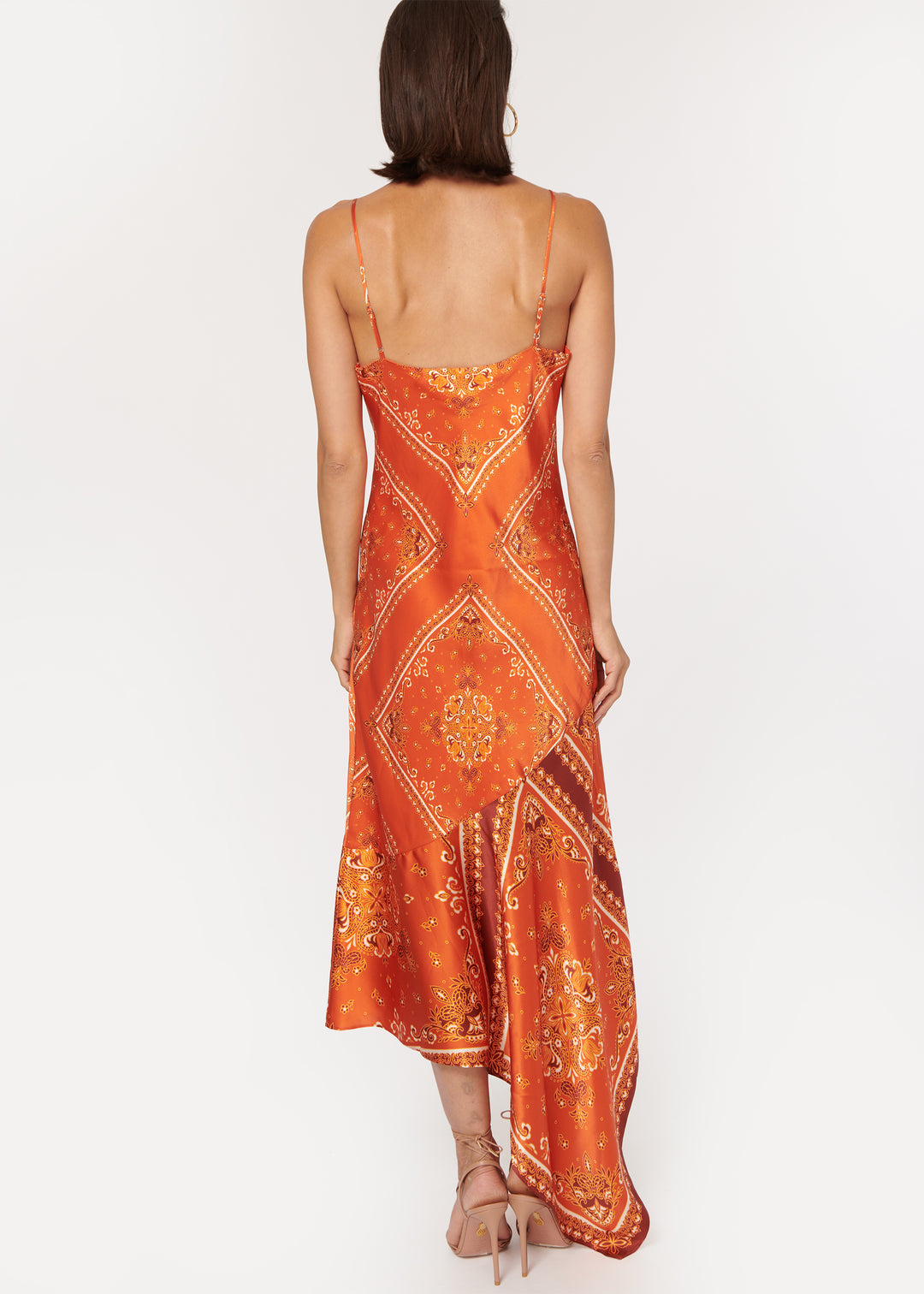 Cami NYC - Becky Dress in Burnt Bandana Multi
