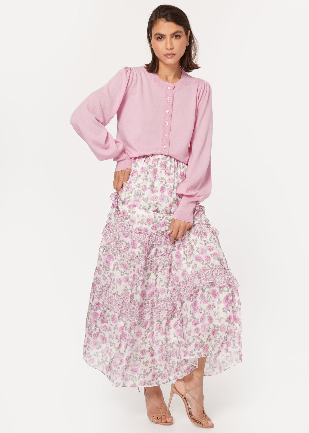 Cami NYC - Liu Skirt in Confetti Flora Combo