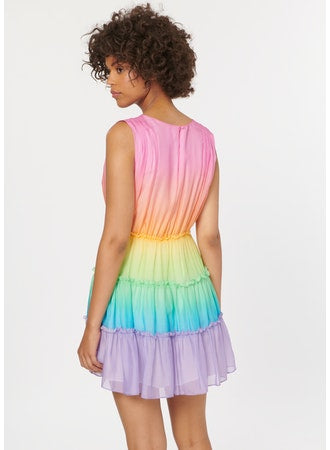 Cami NYC - Egle Dress in Rainbow Wash