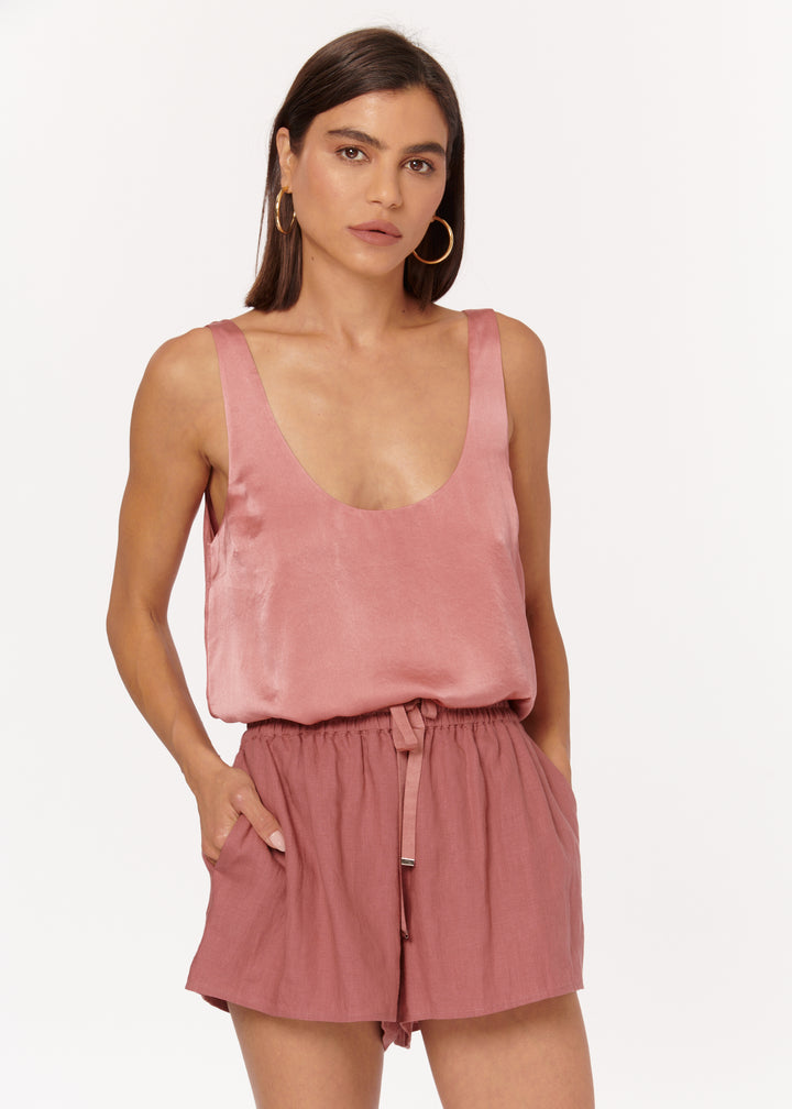 Cami NYC - Marleny Charmeuse Cami in Cordial
