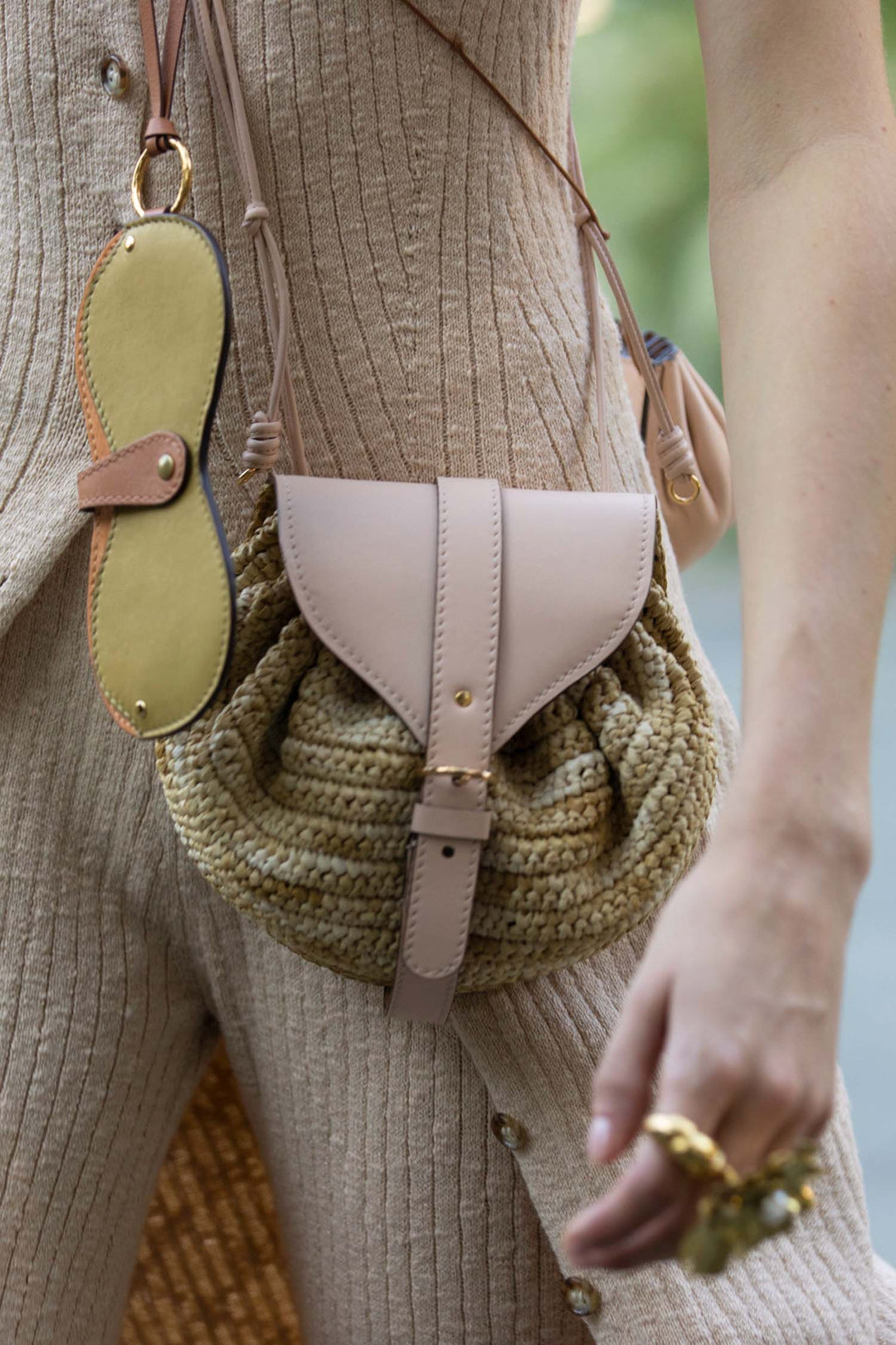 Ulla Johnson - Paloma Ruched Crossbody in Natural