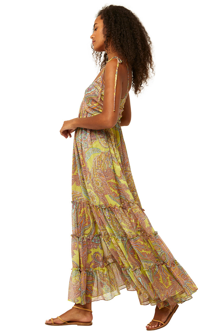 Misa - Fallon Dress in Ischia Neon Paisley