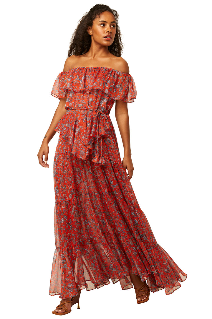 Misa - Kiera Dress in Aranciatta Paisley