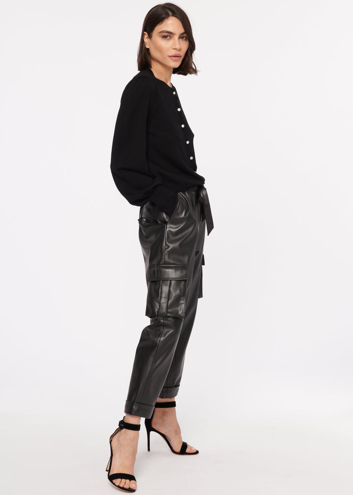 Cami NYC - Addy Vegan Leather Pant in Black