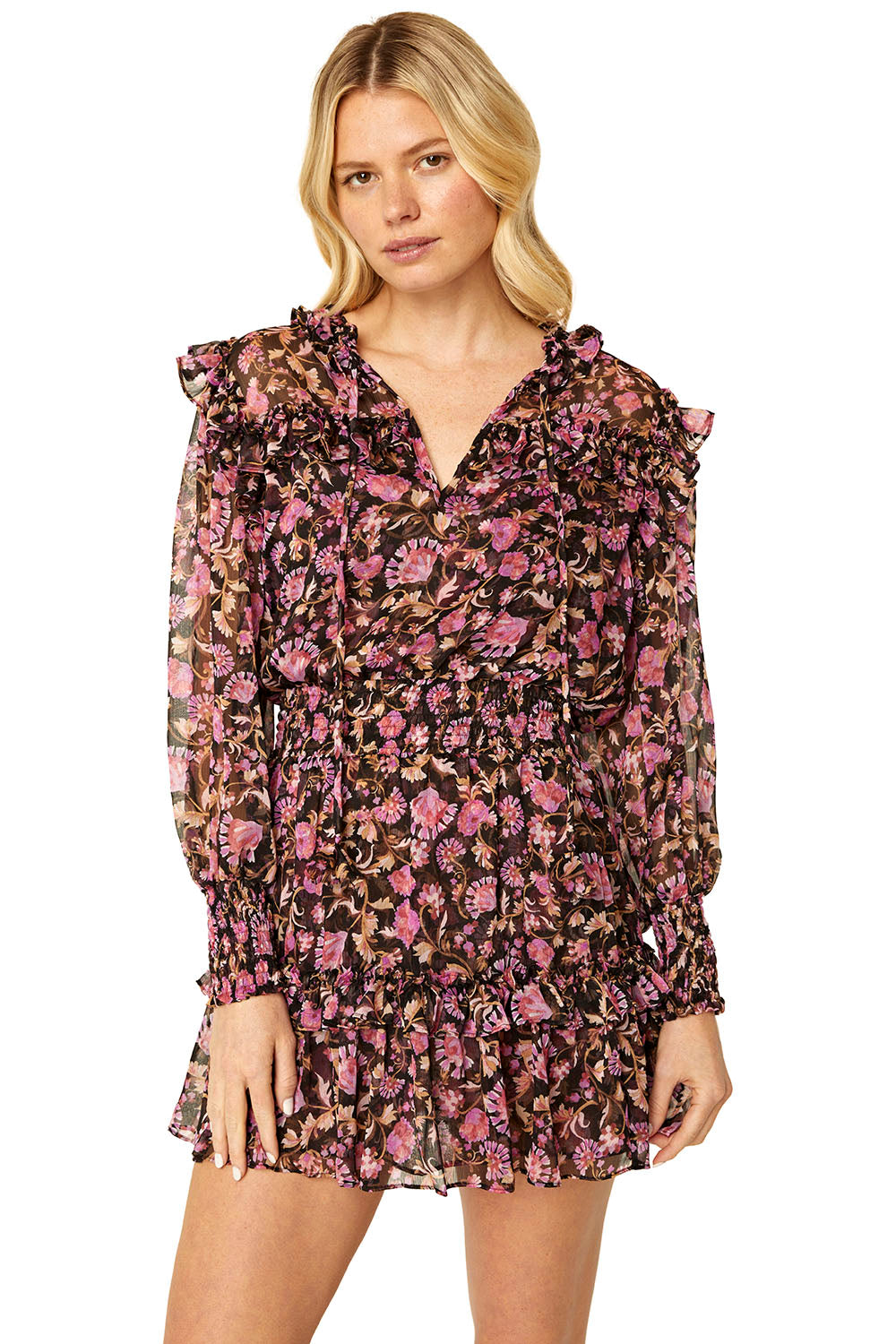 Misa - Karla Dress in Rosetta Fleur