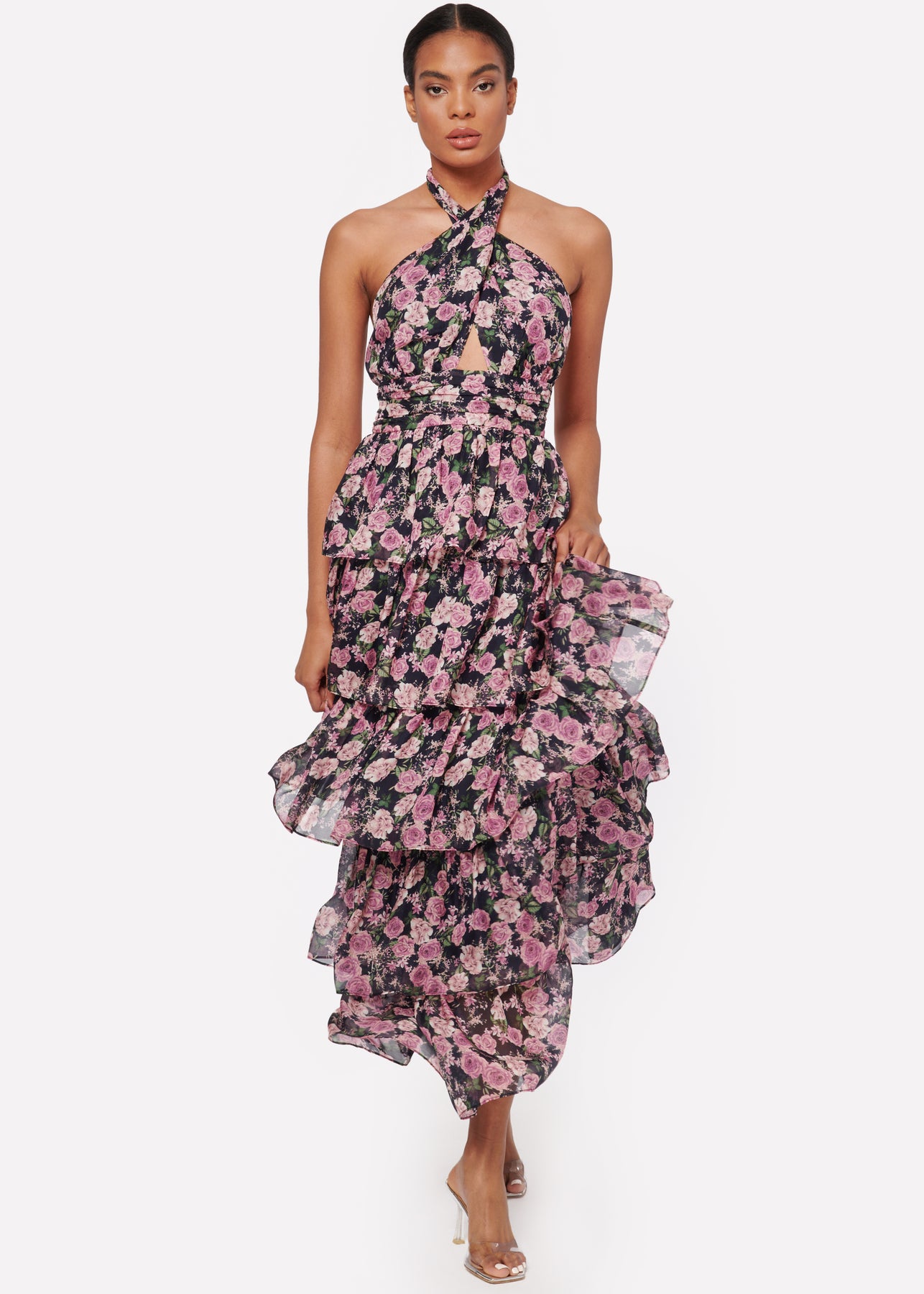 Cami NYC Evina Dress in Mulberry Rose Blond Genius