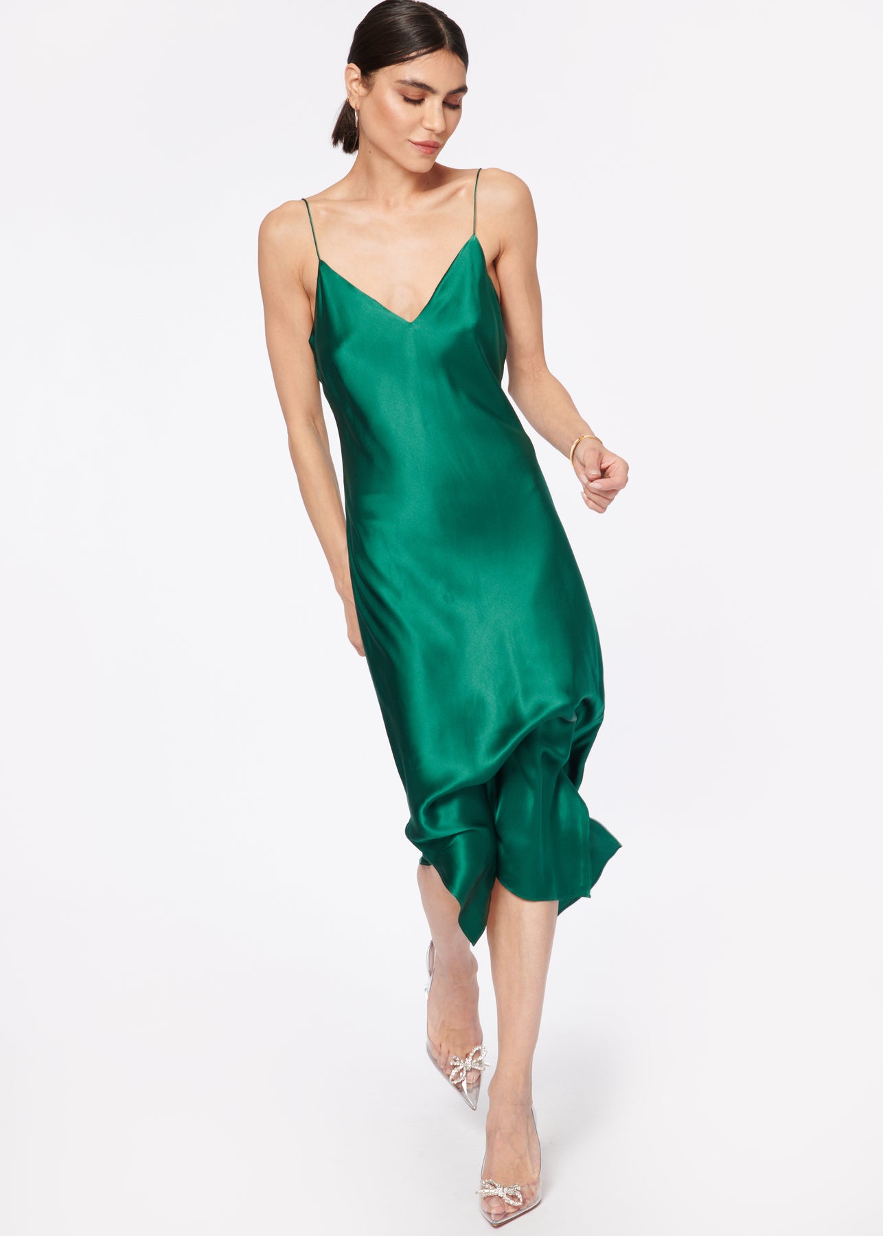 Cami Nyc Raven Dress In Spruce Blond Genius