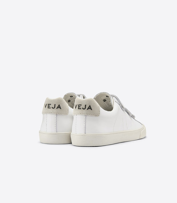 Veja Sneakers - 3 Lock Leather Sneakers in Extra White | Blond Genius