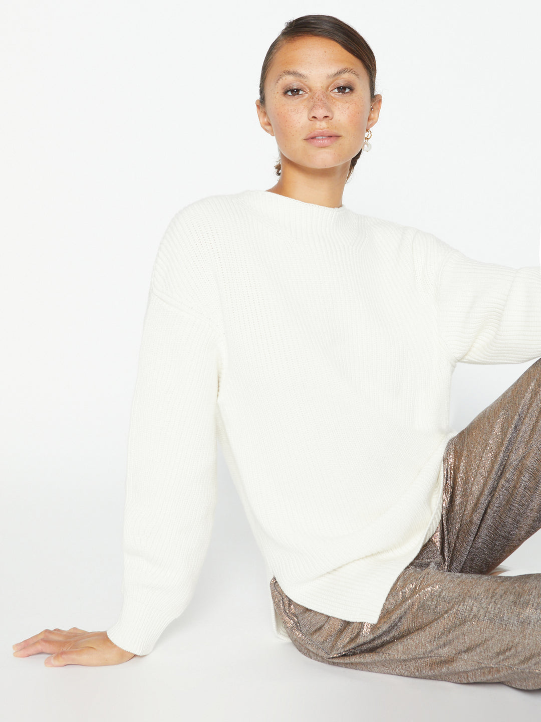 Brochu Walker - Jens Sweater in Blanca Clothing - Sweaters
