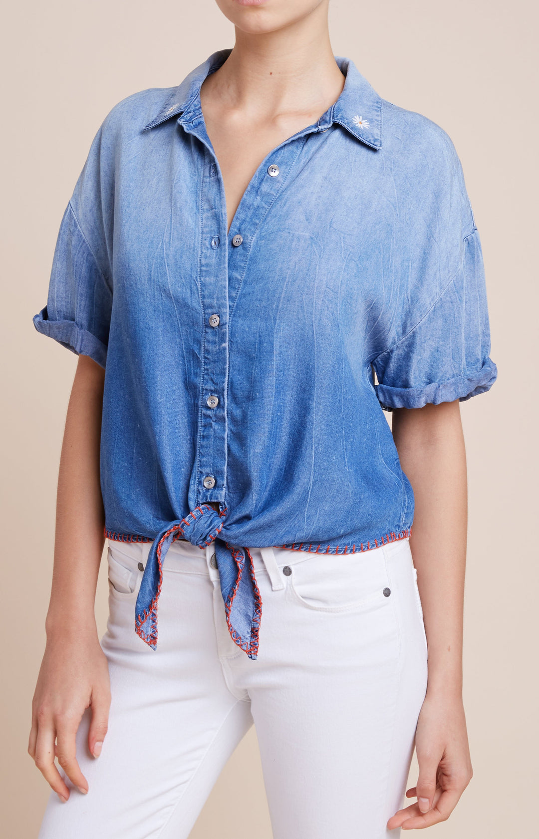Splendid - Roma Indigo Shirt in Cielo Wash