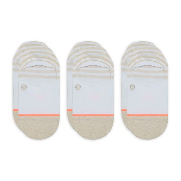 Stance - Sensible 3 Pack No-Show Socks in White