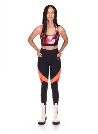 P.E NATION - Fluid Sports Bra in Print