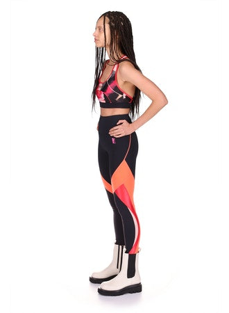 P.E NATION - Fluid Sports Bra in Print