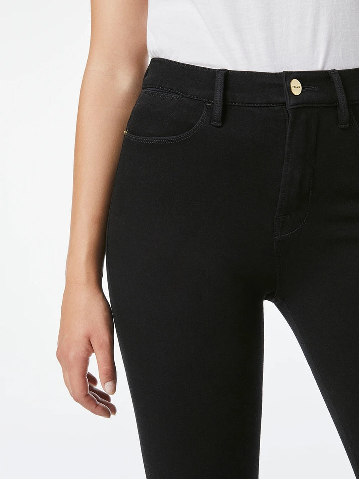 Frame Denim - 24 Hour Le High Skinny in Noir