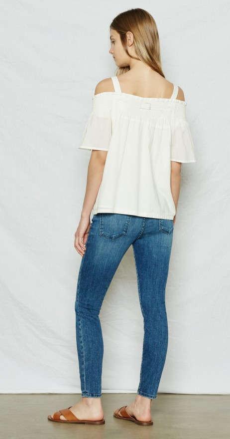 Current/Elliott The Madeline Top Sugar at Blond Genius - 2