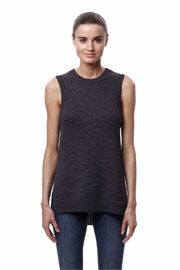 360 Sweater Ilona in Charcoal at Blond Genius - 1