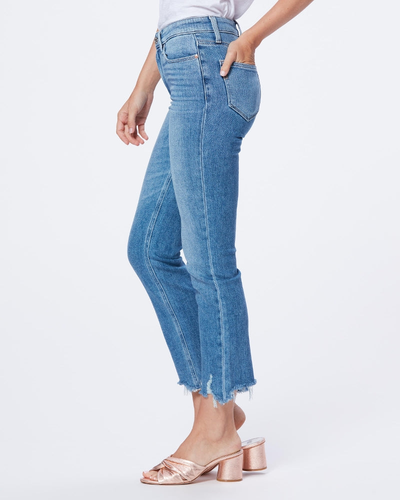 Paige - Cindy Mel High Rise Jeans with Destroyed Hem