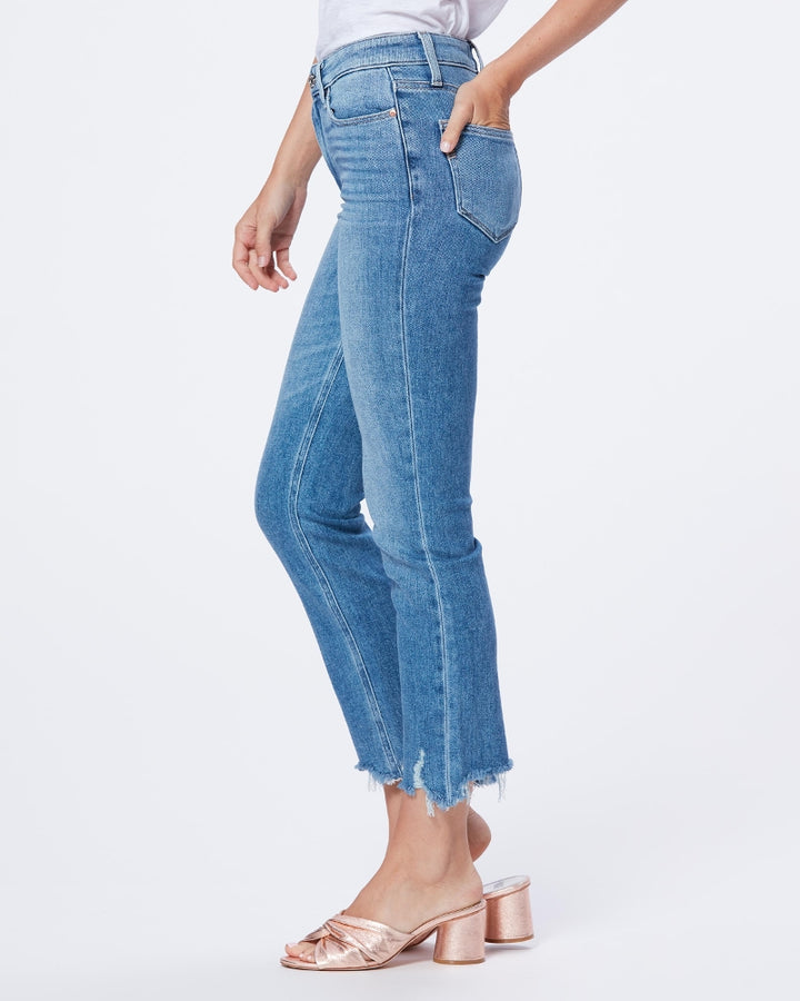 Paige - Cindy Mel High Rise Jeans with Destroyed Hem