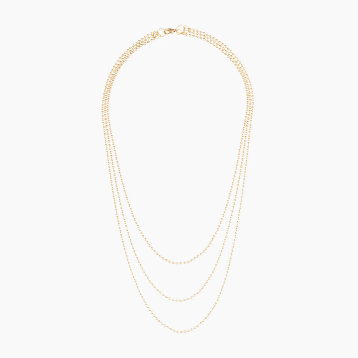 Alexa Leigh - 2mm Layered Ball Chain Necklace
