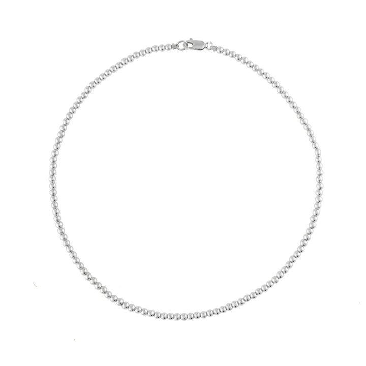 Alexa Leigh - 14" 2mm Sterling Silver Ball Necklace