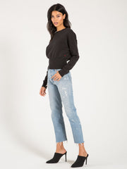 Philanthropy - Reeves Sweatshirt in Black Cat
