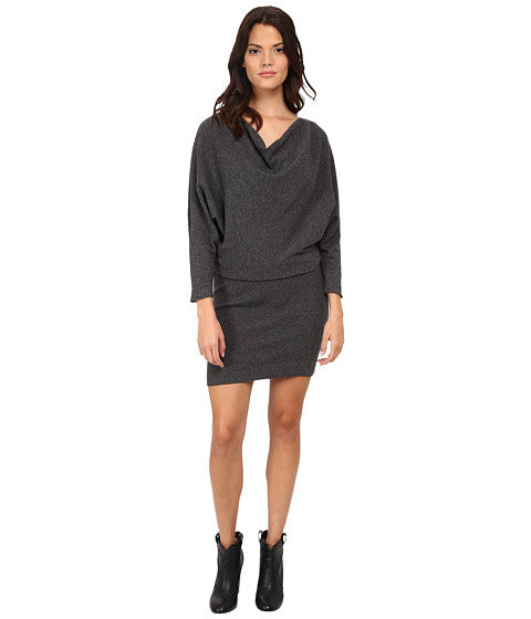 Joie - Athel B Wool & Cashmere Dress in Heather Charcoal
