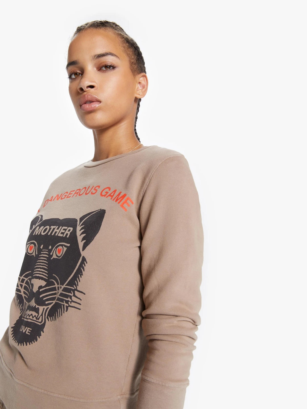 Mother - The 3/4 Sleeve Koozie Sweatshirt in A Dangerous Game