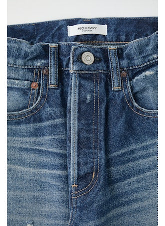 Moussy - Guilford Wide Straight in Dark Blue Denim