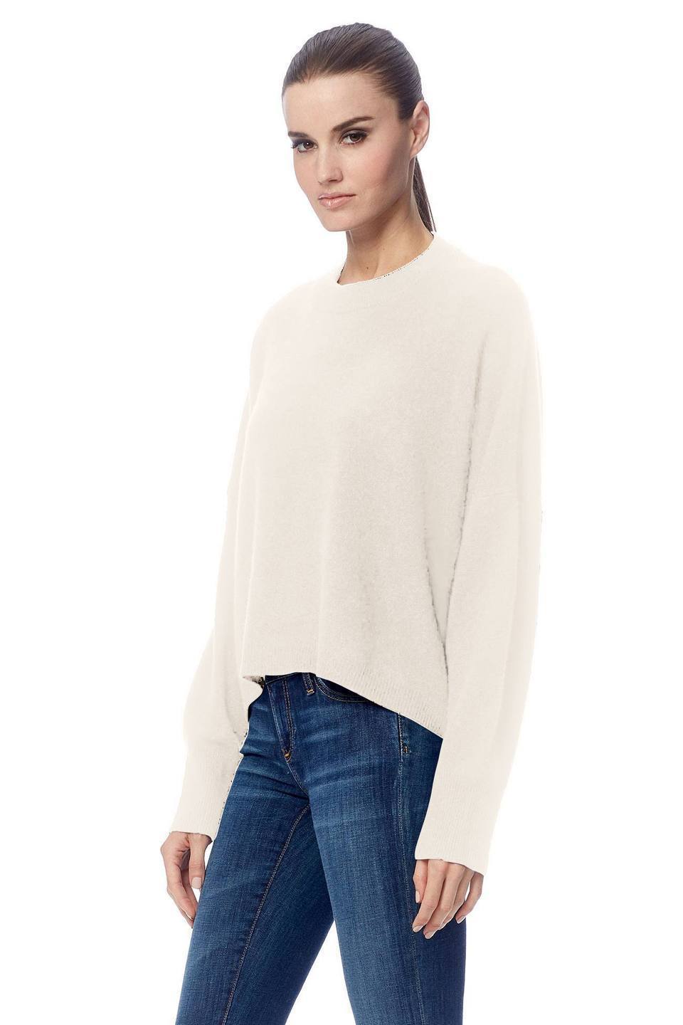 360 Cashmere Makayla Cashmere Sweater in White