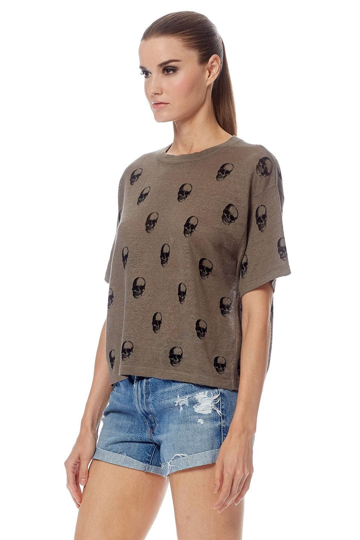 360 Sweater Taylor in Moss/Black side view