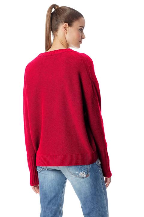 360 Sweater- Eliza Magenta