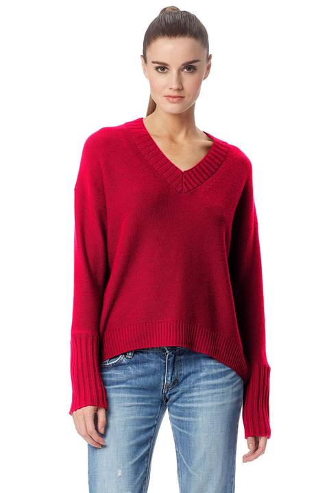 360 Sweater- Eliza Magenta