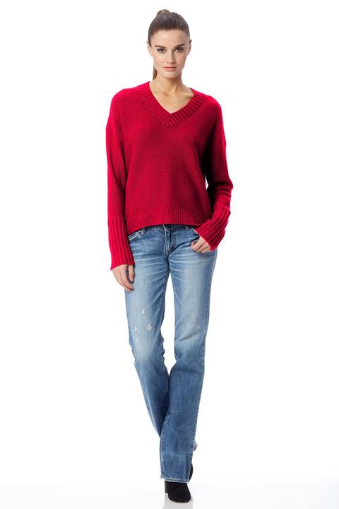360 Sweater- Eliza Magenta