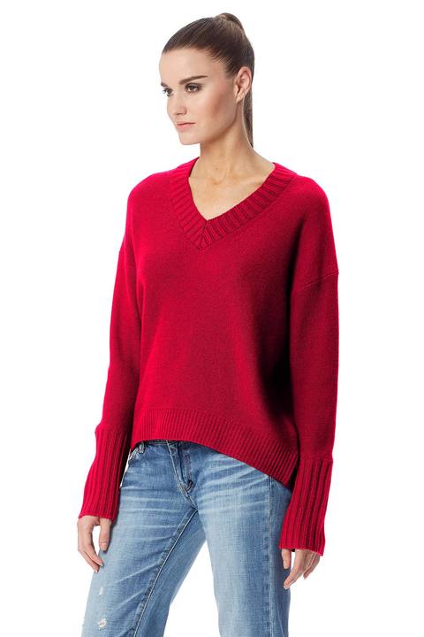 360 Sweater- Eliza Magenta